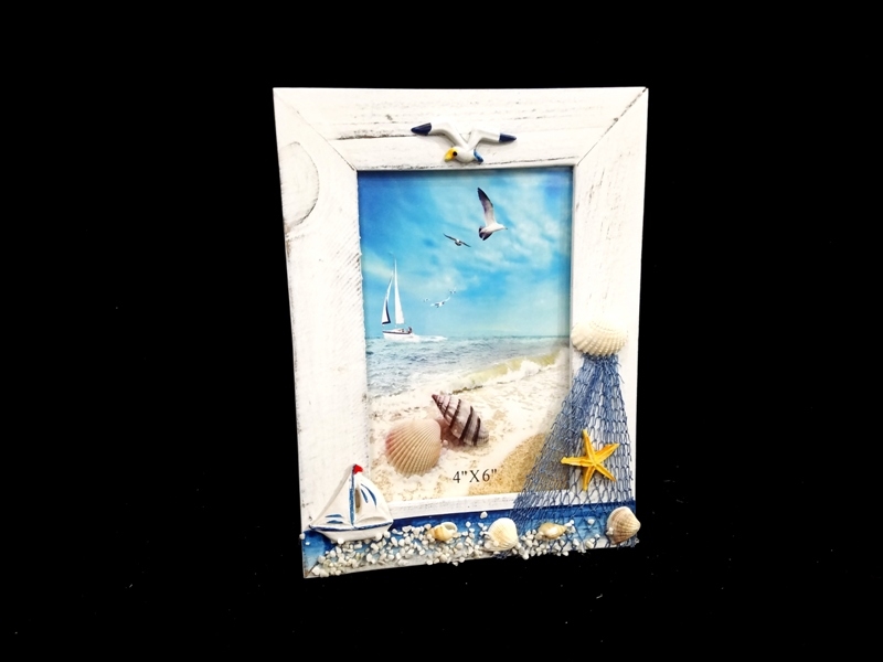 Wholesale Horizontal Vertical Small Frame with Lighthouse and Seagull Figure