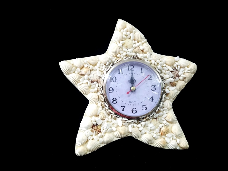 Wholesale Sea Shell Souvenirs Desk Clock