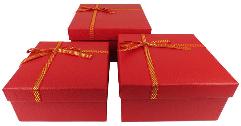 Wholesale Rectangle Triple Gift Box