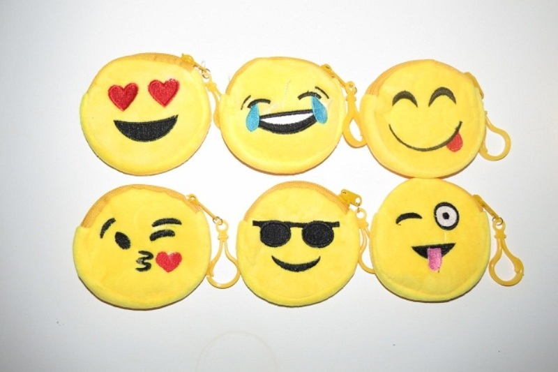 Wholesale Emoji Coin Purse Keychain