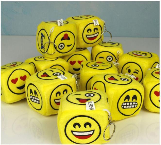 Wholesale Emoji Dice Keychain