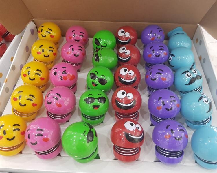 Wholesale Emoji Jump Bounce Heads Colorful