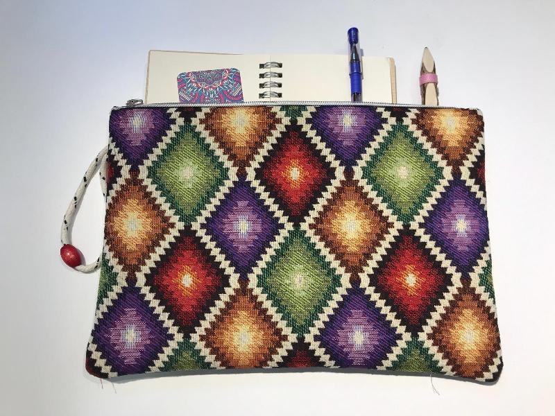 Wholesale Ethnic Rug Patterned Woven Bag