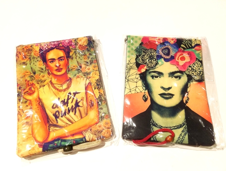 Wholesale Frida Kahlo Printed Portfolio Clutch Bag