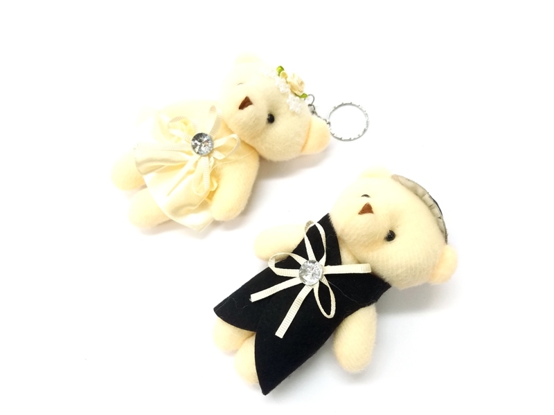 Wholesale Bride Groom Keyring Pair