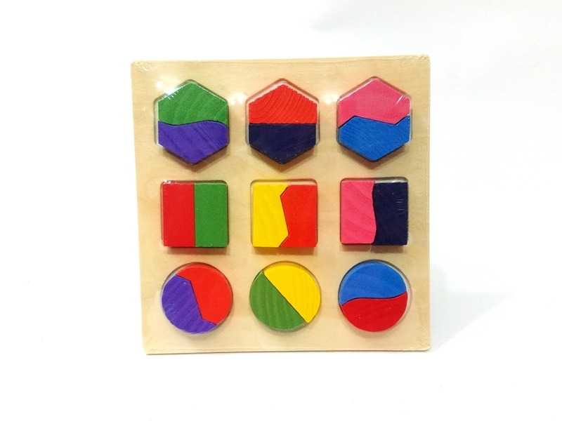 Wholesale Geometric Figure Nesting Bultak Wooden Educational Toy