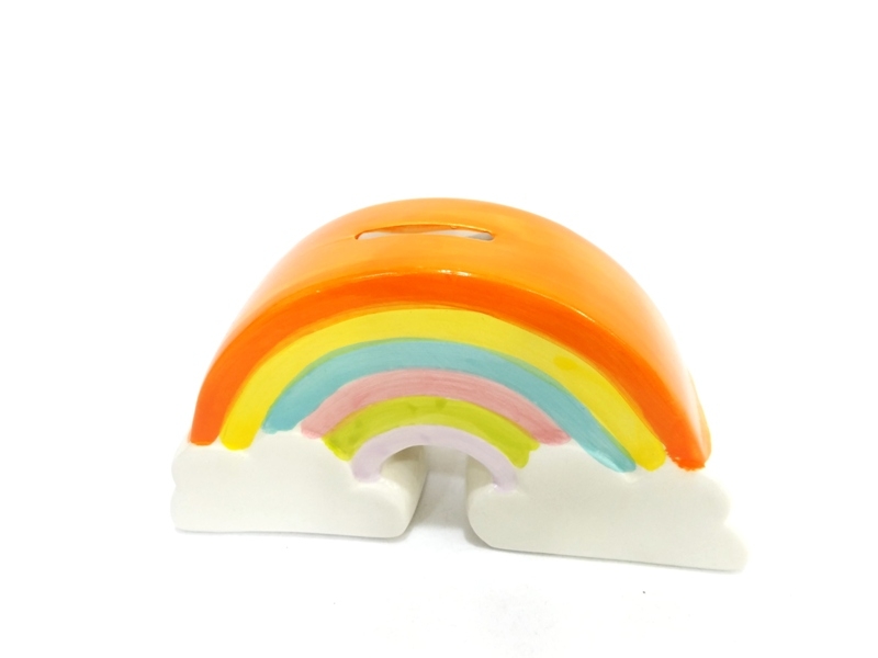 Wholesale Rainbow Color Piggy Bank