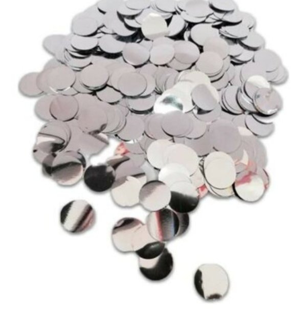 Wholesale Silver Color Confetti Stamp 15 Grams