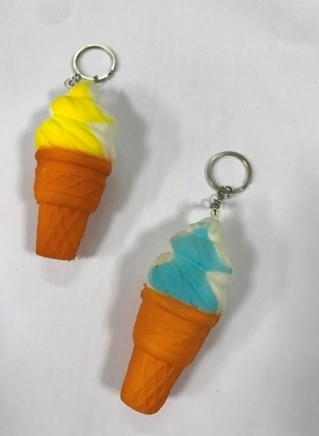 Wholesale Gift Ice Cream Squishy Keychain