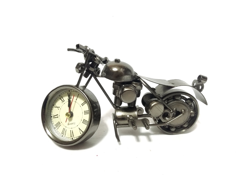 Wholesale Gift Metal Motorcycle Shaped Watch