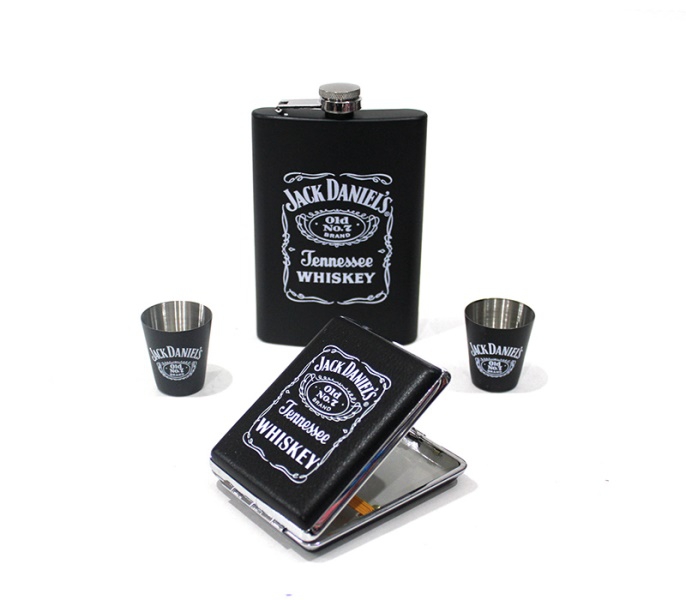 Wholesale Gift Plate Flask Set