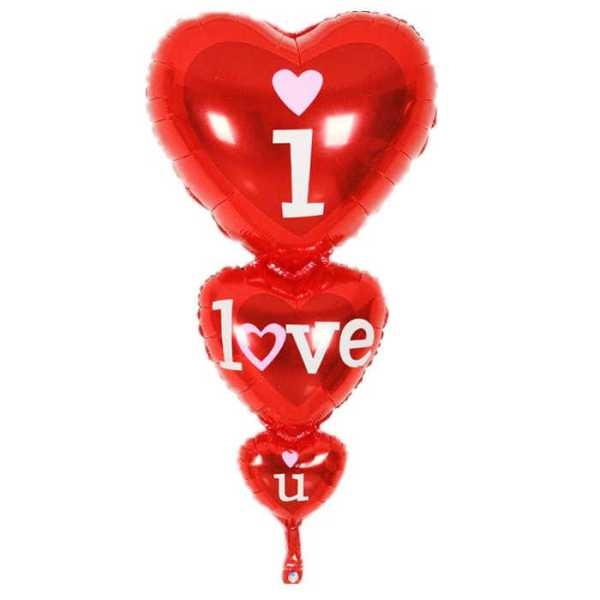 Wholesale I Love You Written Heart Foil Balloon