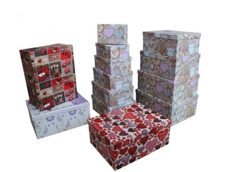 Wholesale 10 Nested Cardboard Gift Boxes