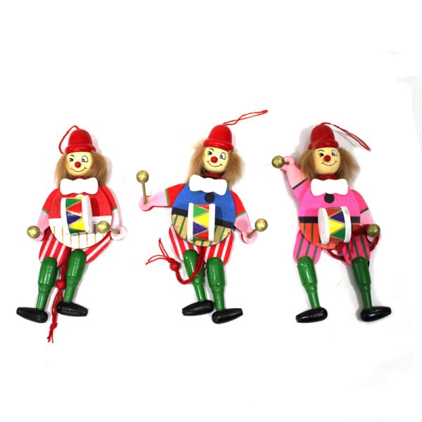 Wholesale Rope Drumming Clown Puppet