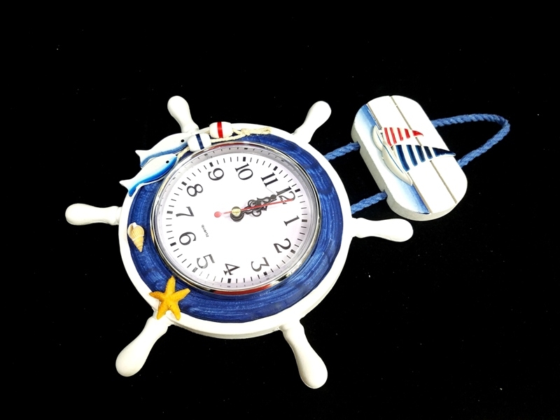 Wholesale Drawstring Rudder Shaped Wall Clock