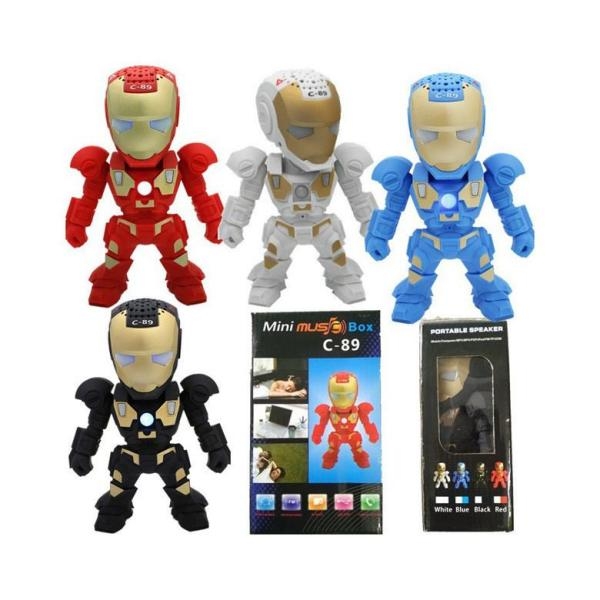 Wholesale Iron Man Bluetooth Speaker FM Radio