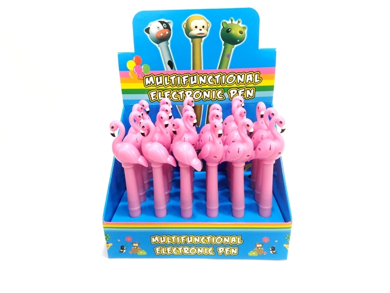 Wholesale Light and Sound Flamingo Pen