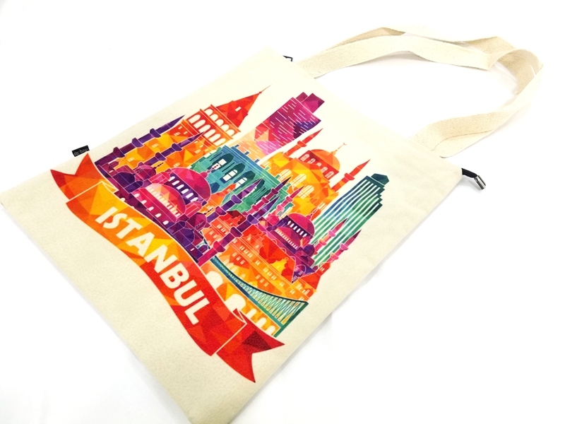 Wholesale Istanbul Printed Tote Bag