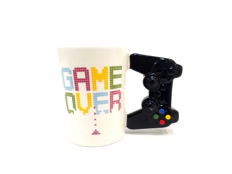 Wholesale Joystick Game Over Mug Cup