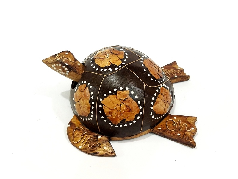 Wholesale Nodding Wooden Tortoise Trinket