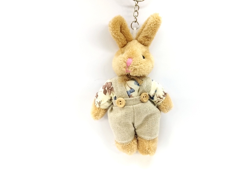 Wholesale Brown Rabbit Keychain