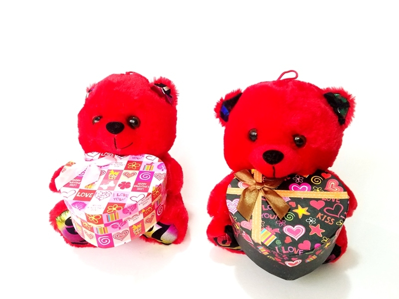 Wholesale Heart Gift Boxed Plush Bear