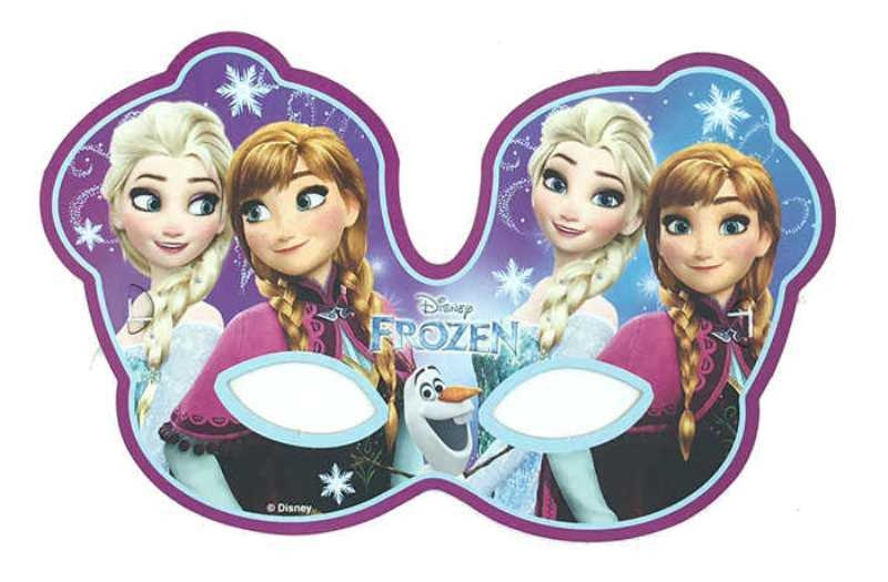 Wholesale Frozen Elsa Anna Party Mask 6 pcs