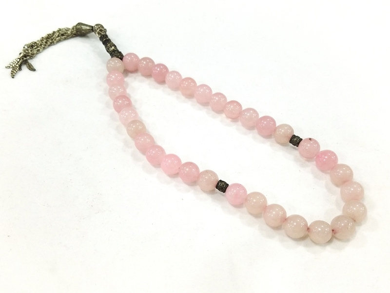 Wholesale Cut Rose Quartz Rosary