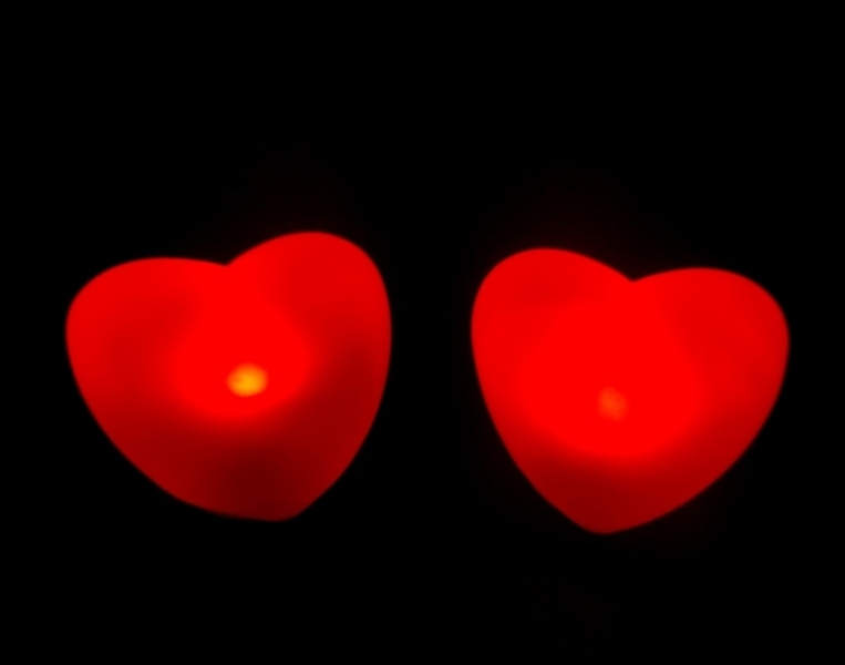 Wholesale Red Heart Shaped Led Lamp