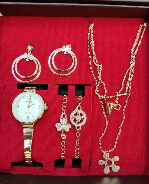 Wholesale Necklace Watch Bracelet Earring Set