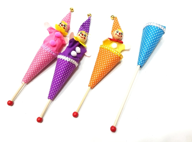 Wholesale Small Size Wholesale Stick Clown Toy