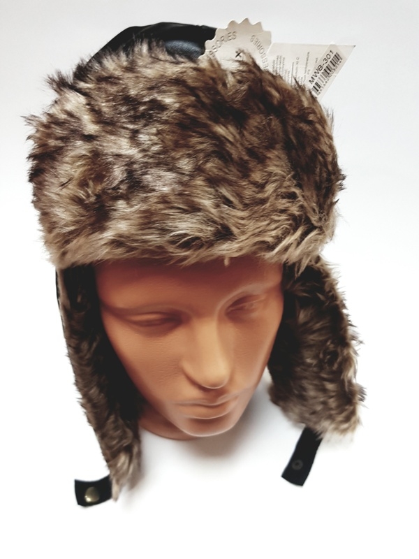 Wholesale Furry Winter Vecihi Leather Hat