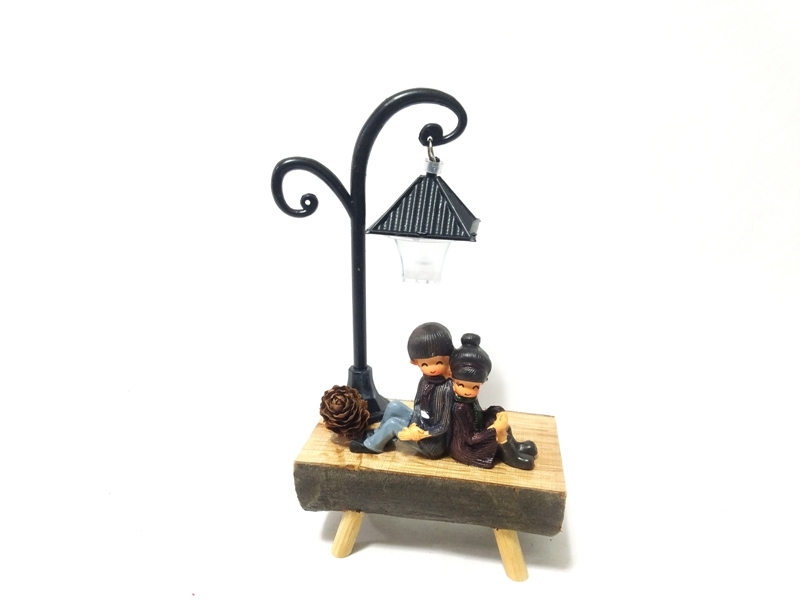 Wholesale Lover Lamps With Log Bench