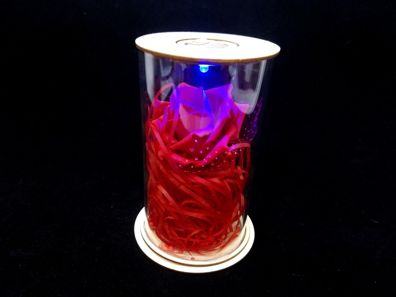 Wholesale Led Lighted Rose Trinket