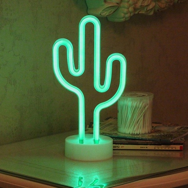 Wholesale Led Neon Cactus Lamp