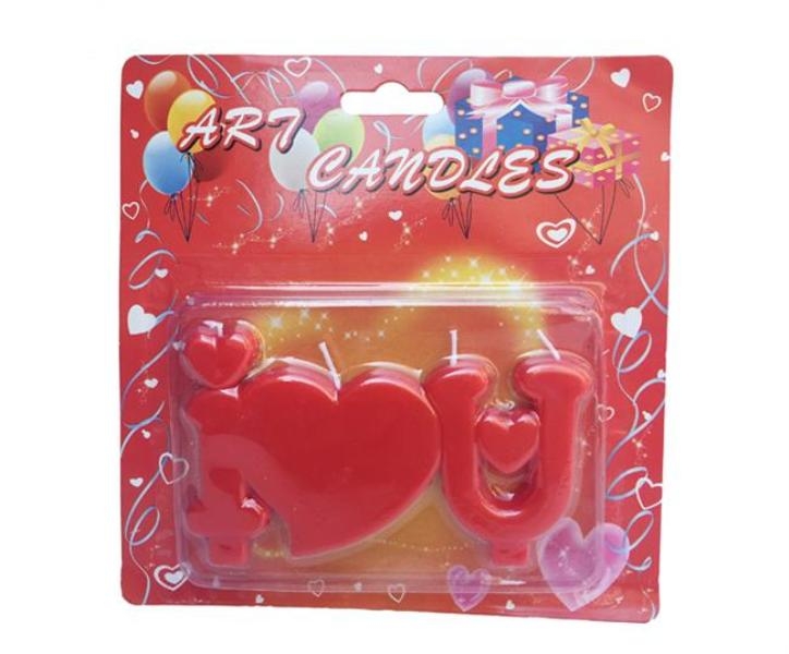 Wholesale Love Heart Candle Set