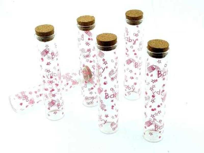 Wholesale Cork Stopper Baby Bottle Patterned Baby Candy Bottles