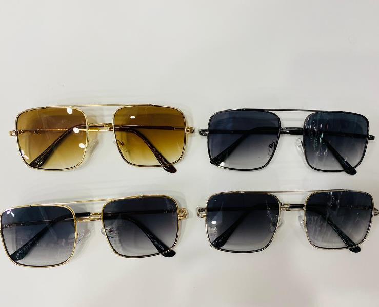 Wholesale Metal Framed Rectangle Sunglasses