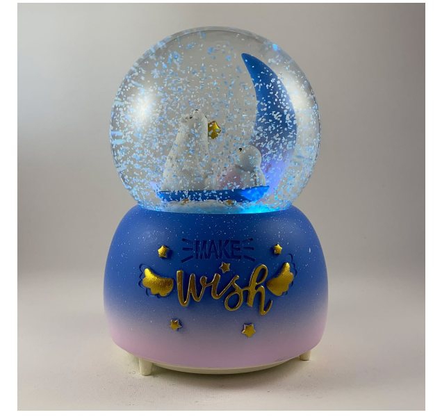 Wholesale Motorized Music Lighted Snow Globe