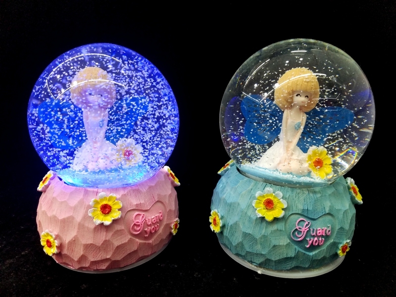 Wholesale Motor Blown Big Angel Snow Globe