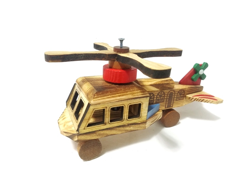 Wholesale Musical Wooden Helicopter