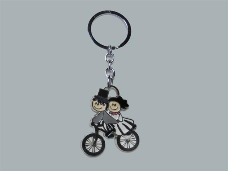 Wholesale Wedding Souvenir Bride Groom Keychain