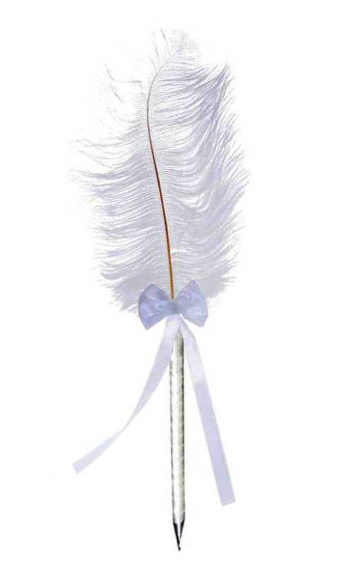 Wholesale Medium Size Fancy White Wedding Pen