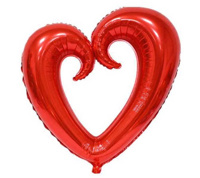 Wholesale Hollow Heart Foil Balloon