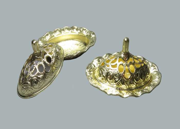 Wholesale Oval Turkish Delight Holder Gold Color