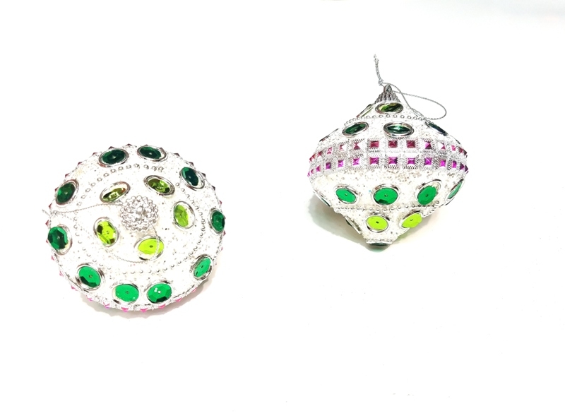 Wholesale Shiny Ufo Pine Tree Ornament