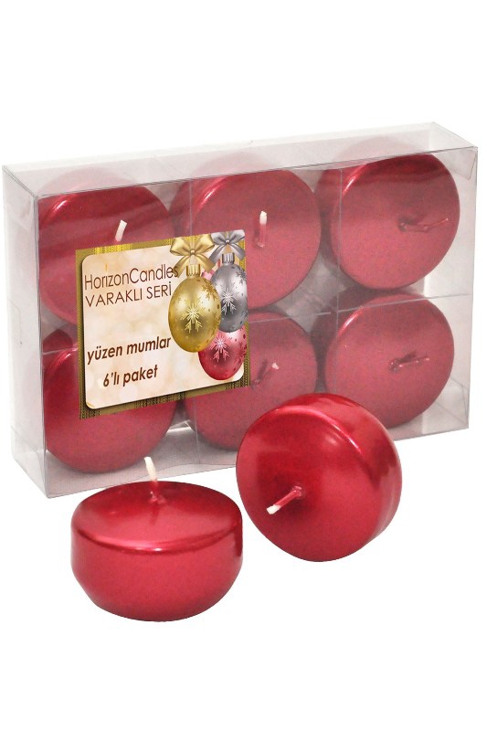 Wholesale Bright Floating Candle 6 Pcs