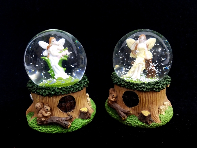 Wholesale Fairy Girl Themed Lighted Snow Globe