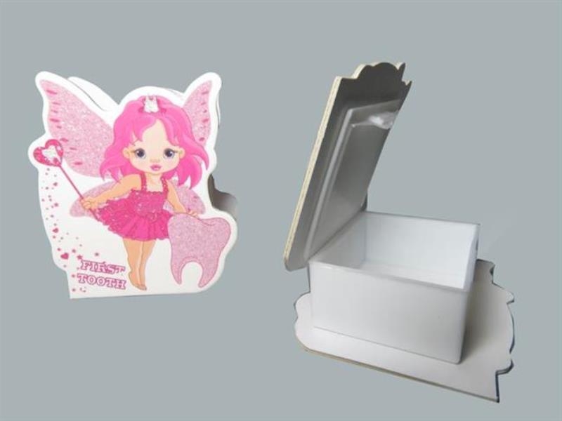 Wholesale Plastic Tooth Fairy Pink Box