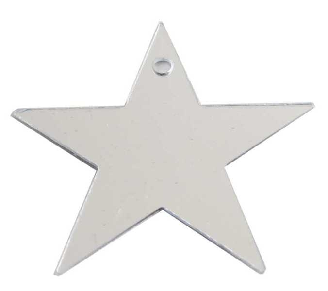 Wholesale Plastic Metallized Decoration Material Star